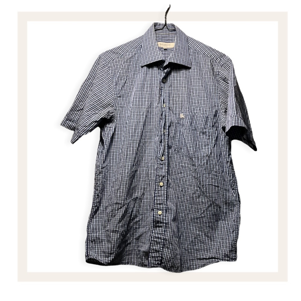 Burberry Short Sleeve Button Down Shirt (Men’s Small)